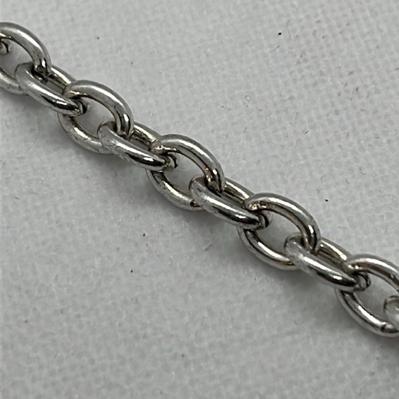 Womens Bracelet Chunky Chain Link Silver Tone Unisex Mens - Picture 3 of 4